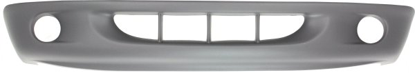 Front Bumper Cover for Dakota 1997-2000, Lower Fascia, 2-Piece Type Bumper, Textured, with Fog Light Holes, Replacement