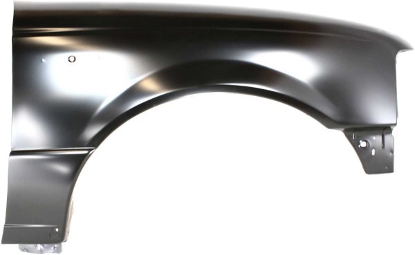 Front Fender for Ford Ranger 1998-2003, Right (Passenger) Side, Primed (Ready to Paint), without Wheel Opening Molding Holes, Replacement
