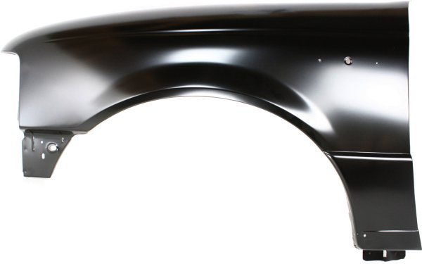 Front Fender for Ford Ranger 1998-2003, Left (Driver), Primed (Ready to Paint), without Wheel Opening Molding Holes, Replacement
