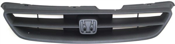 Grille for Honda Accord 1998-2000, Primed (Ready to Paint) Shell and Insert, Polypropylene, 2-Door Coupe, Replacement