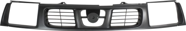 Primed (Ready to Paint) Grille for Nissan Frontier 1998-2000, Replacement