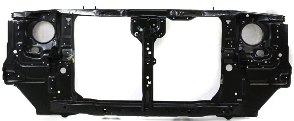 Black Steel Radiator Support Assembly for Nissan Frontier 2001-2002, Replacement