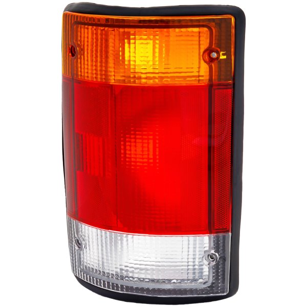 Tail Light Lens and Housing for Ford Econoline Van 1992-1994, Left (Driver), Replacement