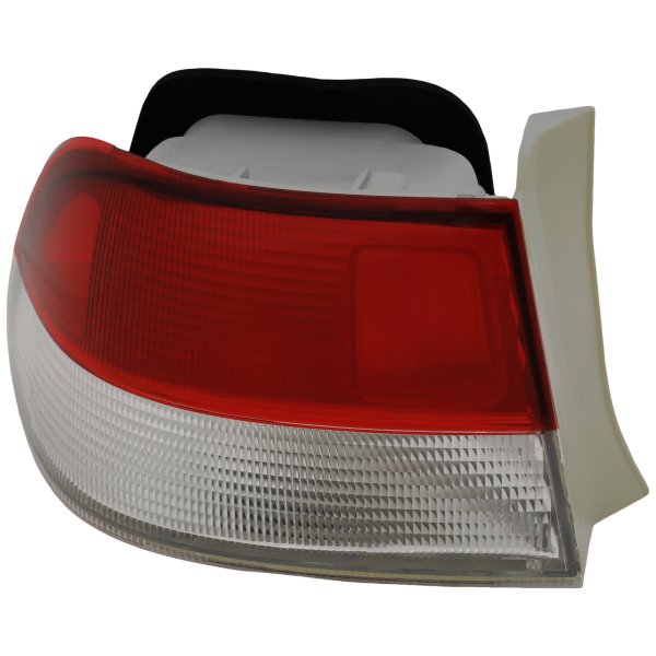 Tail Light for Honda Civic Coupe 1999-2000, Right (Passenger) Outer Lens and Housing, Replacement