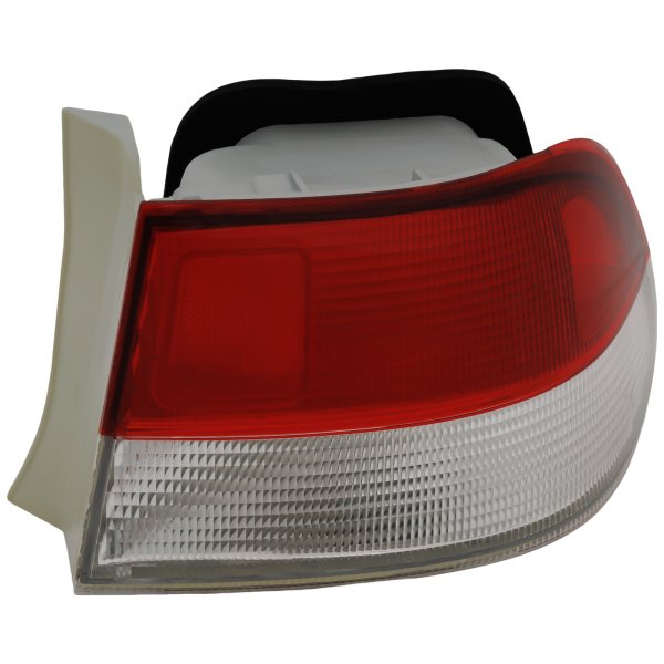 Tail Light for Honda Civic 1999-2000, Left (Driver), Outer, Lens and Housing, Coupe, Replacement