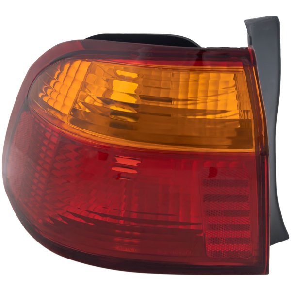 Tail Light for Honda Civic 1999-2000, Left (Driver) Side, Outer, Lens and Housing, Sedan Model, Replacement