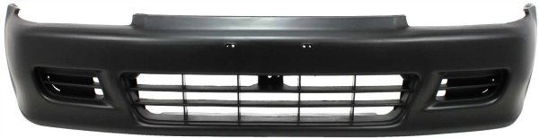 Front Bumper Cover for Honda Civic 1992-1995, Primed (Ready to Paint), Coupe/Hatchback Model, Replacement