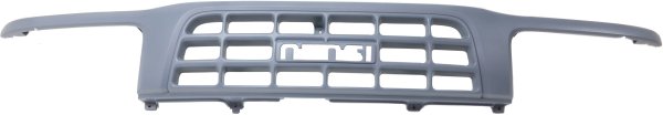 Primed (Ready to Paint) Grille Shell and Insert for Isuzu Amigo 1998-1999, Replacement