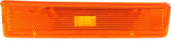 Front Side Marker Light for Ford F-Series 1980-1986, Right (Passenger), Lens and Housing, On Fender, Replacement Models: F-150, F-250, F-350.