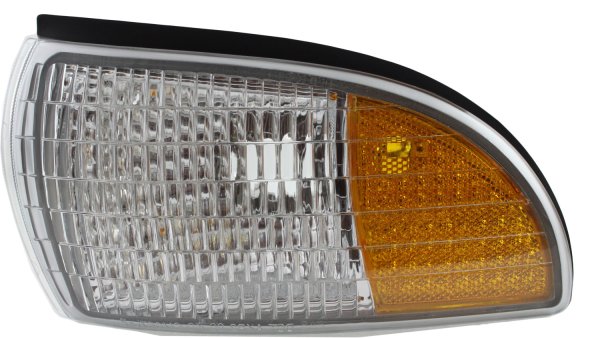 Front Side Marker Light for Chevrolet Caprice (1991-1996), Left (Driver), Includes Lens and Housing with Cornering Light, Replacement