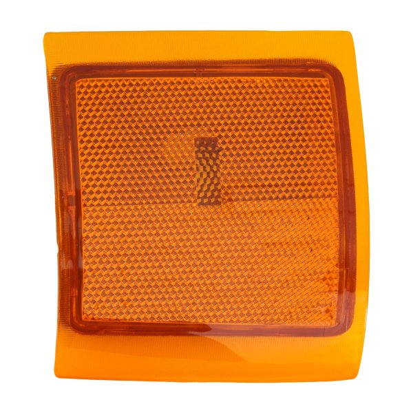 Front Side Marker Light for Chevrolet C/K Full Size Pickup 1994-2000, Right (Passenger), Lower Position, Lens and Housing, Reflector, with Dual Sealed Beam Headlights, Replacement