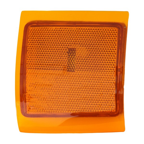 Front Side Marker Light for Chevrolet C/K Full Size Pickup 1994-2000, Left (Driver) Lower Lens and Housing with Dual Sealed Beam Headlights, Reflector, Replacement