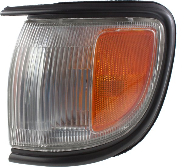 Corner Light Assembly for Nissan Pathfinder 1996-1999, Left (Driver) With Black Trim, Up to December 1998, Replacement