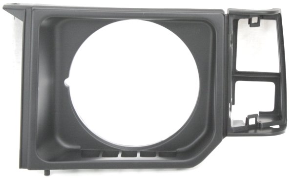 Headlight Door for Mitsubishi Montero 1985-1991, Left (Driver), Black, Replacement