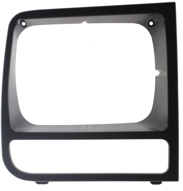 Headlight Door for Jeep Cherokee 1997-2001, Right (Passenger) Side, SE/Sport Models, Black/Chrome Trim, Replacement
