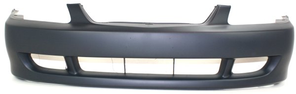 Front Bumper Cover for Mazda Protege Sedan, 1999-2000, Primed (Ready to Paint), Replacement