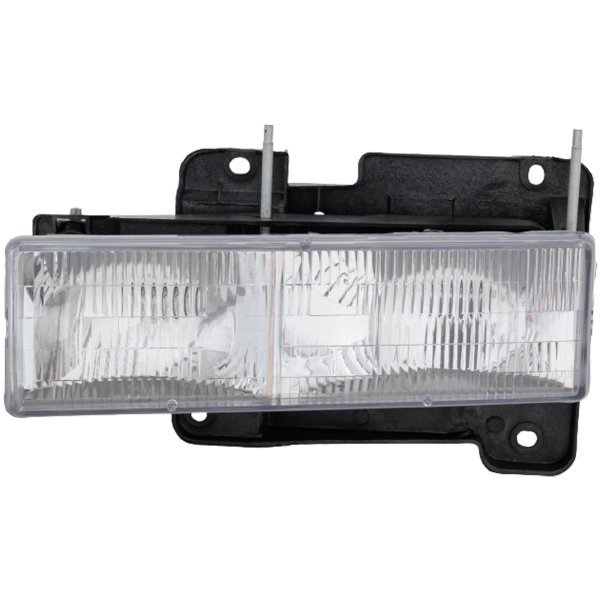 Composite Halogen Headlight Assembly for Chevrolet C/K Full Size Pickup 1988-2002/Suburban 1992-1999, Left (Driver), Replacement