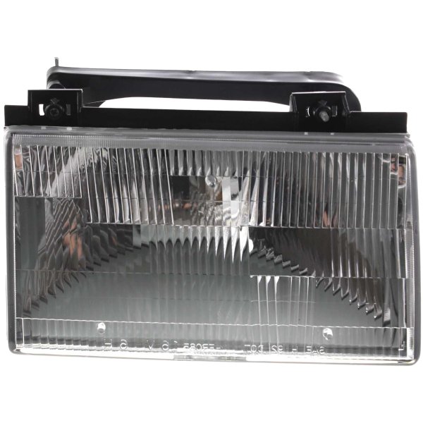 Headlight Assembly for Ford Tempo, 1988-1991, Right (Passenger), Halogen, Replacement