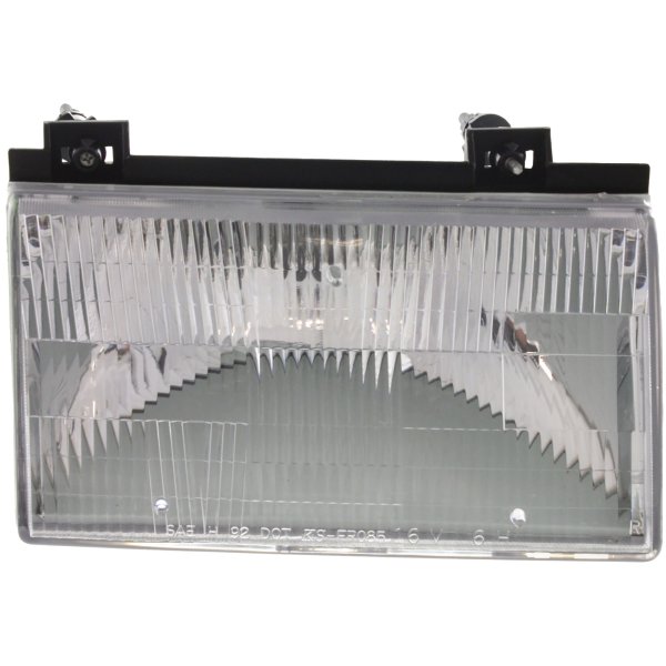 Headlight Assembly for Ford Tempo 1992-1994, Right (Passenger) Side, Halogen, Replacement