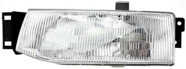 Headlight Assembly for Ford Escort 1991-1996, Left (Driver), Halogen, Replacement
