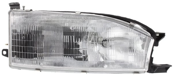 Headlight Assembly for Toyota Camry 1992-1994, Right (Passenger) Side, Halogen, Compatible with USA Built Vehicle, Replacement