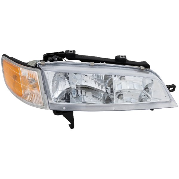 Headlight Assembly for Honda Accord 1994-1997, Right (Passenger), Halogen, with Corner Light, Replacement