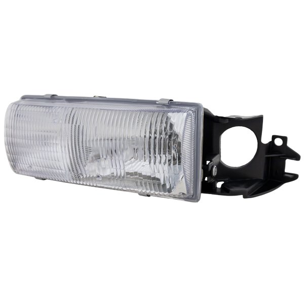 Headlight Assembly for Chevrolet Caprice (1991-1996)/Impala (1994-1996), Left (Driver), Halogen, includes Mounting Bracket, Replacement