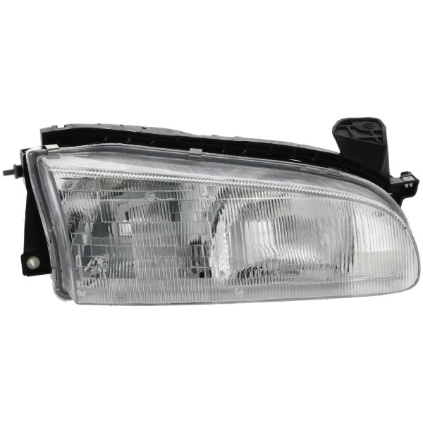 Headlight Assembly for Toyota Prizm 1993-1997, Right (Passenger) Side, Halogen, Replacement