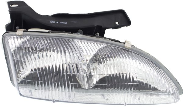 Headlight Assembly for Chevrolet Cavalier 1995-1999, Right (Passenger), Halogen, Replacement
