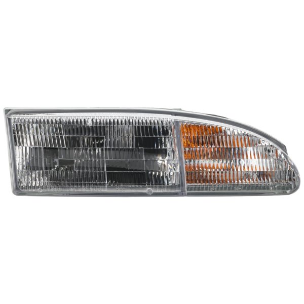 Headlight Assembly for Ford Thunderbird 1994-1995, Right (Passenger), Halogen, Replacement