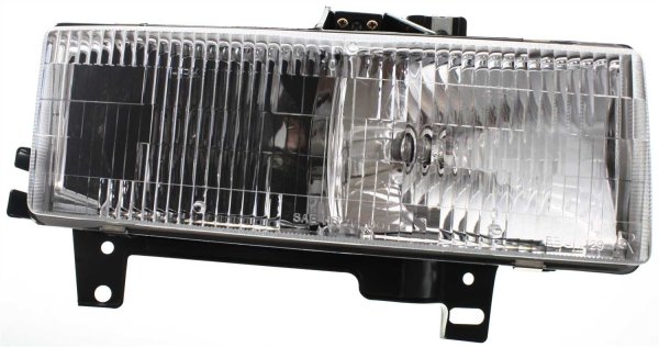 Headlight Assembly for GMC/Chevrolet Express/Savana Van 1996-2002, Right (Passenger), Composite, Halogen, Replacement