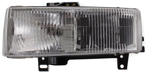 Headlight Assembly for GMC Express/Savana Van 1996-2002, Composite, Halogen, Left (Driver), Replacement