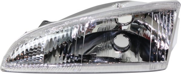 Headlight for Dodge Intrepid 1995-1997, Left (Driver) Side, Lens and Housing with Vertical Fluted Lens, Replacement