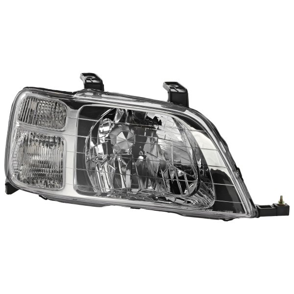 Headlight for Honda CR-V (1997-2001), Right (Passenger) Side, Lens and Housing, Halogen, Replacement