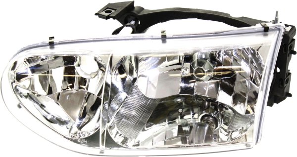 Headlight Assembly for Mercury Villager 1999-2002, Left (Driver), Halogen, Replacement