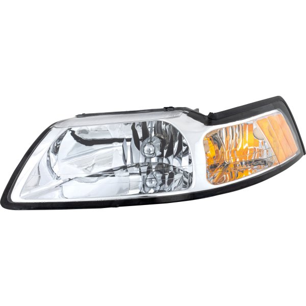Headlight Assembly for 1999-2000 Ford Mustang, Left (Driver) Side, Replacement