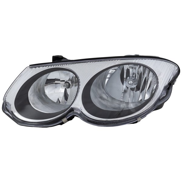 Headlight Assembly for Chrysler 300M 1999-2004, Left (Driver), Halogen, Replacement
