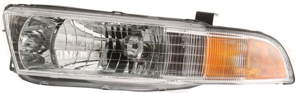 Headlight Assembly for Mitsubishi Galant 1999-2001, Left (Driver) Side, Halogen, Replacement