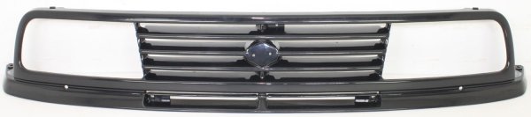 Grille for Suzuki Sidekick 2-Door 1989-1995, Painted Black Plastic Shell and Insert, Replacement