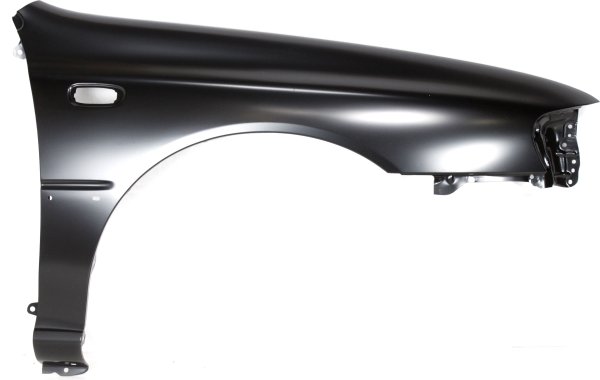 Front Fender for Subaru Impreza 1998-2001, Right (Passenger) Side, Primed (Ready to Paint), RS Model, Coupe, with Side Light Holes, Replacement