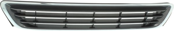 Grille for Lexus ES300, 1997-1999, Chrome Shell with Gray Insert, Replacement
