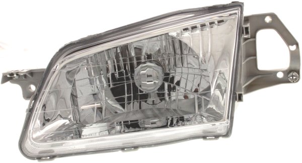 Headlight Assembly for Mazda Protege 1999-2000, Left (Driver), Halogen, Replacement