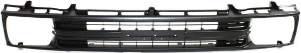 Grille for 1989-1991 TOYOTA PICKUP, Painted Black Shell and Insert, 1-Piece Type, 2WD (Two-Wheel Drive), Replacement