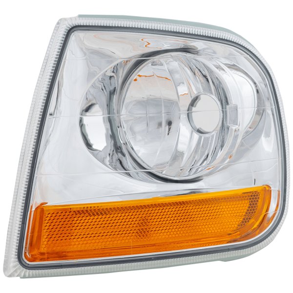 Corner Light for 2001-2003 Ford F-150 Left (Driver), Lens and Housing, Lightning Model, Replacement