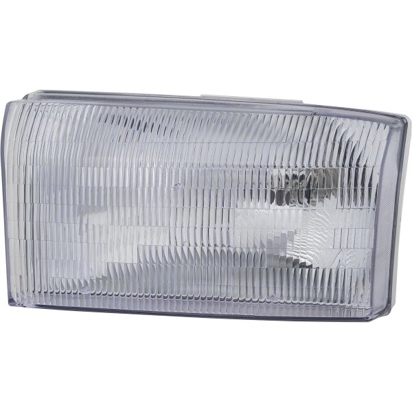 Headlight Assembly for Ford Excursion (2000-2001), F-Series Super Duty (1999-2001), Left (Driver), Halogen, Composite Type, All Cab Types, Replacement Models: F-250, F-350, F-450, F-550.