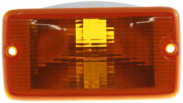 Signal Light for 1997-2000 Jeep Wrangler, Right (Passenger) and Left (Driver), Mounted on Front of Fender, Replacement