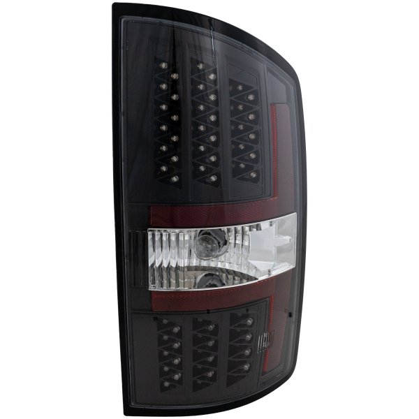LED Tail Light Replacement Set for 2002 - 2005 Dodge Ram 1500 with Black Bezel, Clear Lens,  CH2811139, Replacement