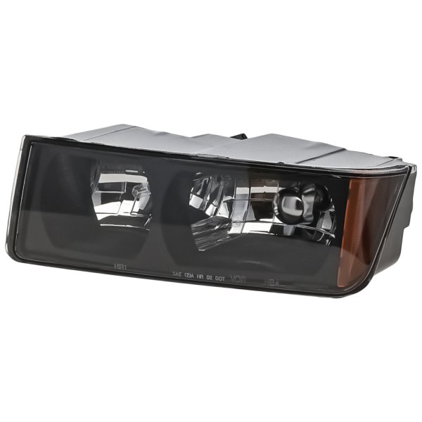 Headlight Assembly for Chevrolet Avalanche 2002-2006, Left (Driver), Halogen, with Body Cladding, Replacement