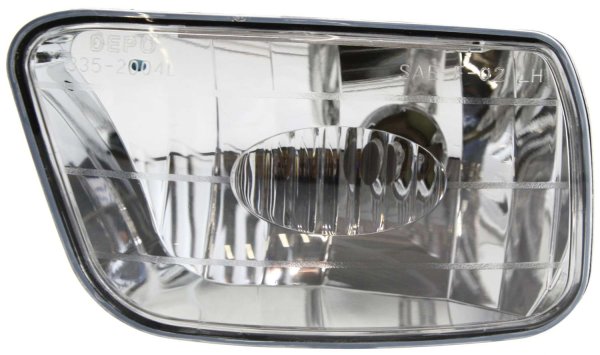 Front Fog Light Assembly for Chevrolet Trailblazer 2002-2009, Left (Driver) Side, Replacement
