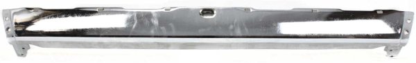 Step Bumper Face Bar for Toyota 4Runner 1990-1995, Without Pad, With Pad Provision, Without Mounting Bracket, Chrome, Excluding 15X7 Wheels Type, Excluding Spare Tire Provision, Replacement
